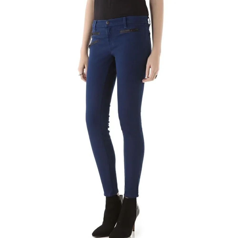 J Brand 26 Zoey Jeans blue front zippers
